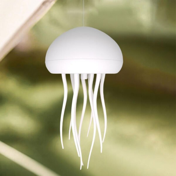 Jellyfish-shaped floating light bulb