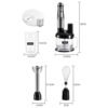 8*1 700 Watt Hand Blender with 2-Year Warranty