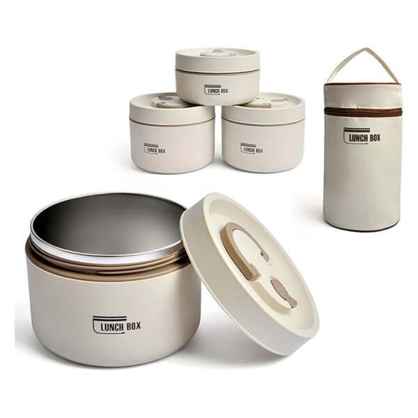 Portable Food Container Set with Special Bag