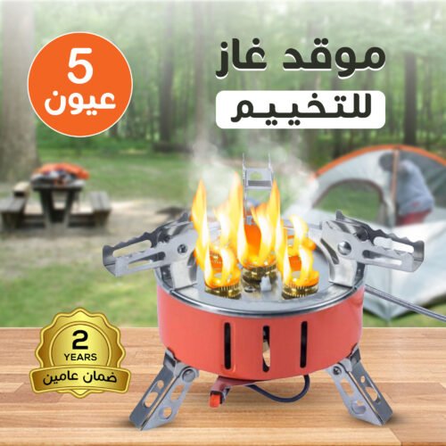 5-Burner Camping Gas Stove – 2-Year Warranty