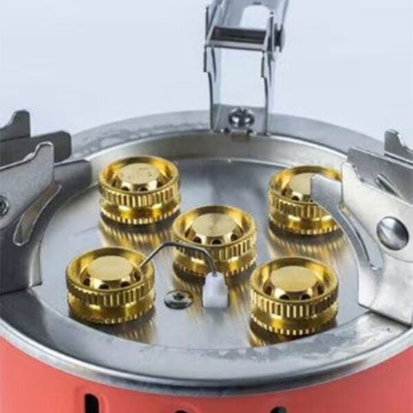 5-Burner Camping Gas Stove – 2-Year Warranty