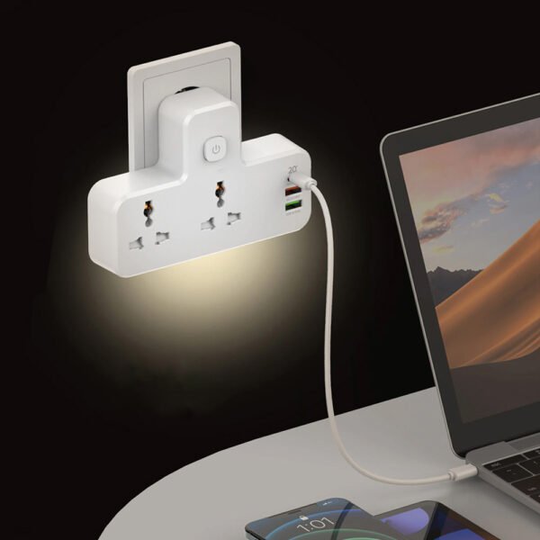 • مشترك و رأس شاحن متعدد الاستخدامات