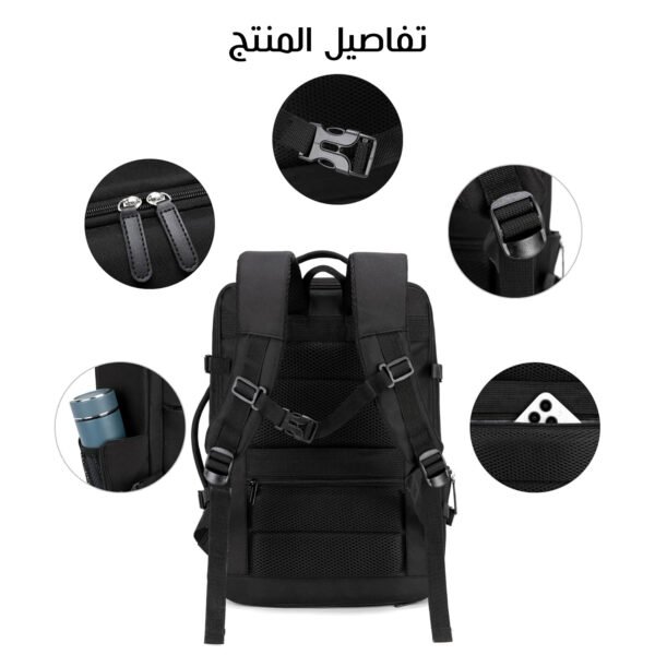 حقيبة لاب وسفر  2 فى 1 لون أسود