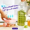 2-in-1 Juice Bottle & Ice Cube Make