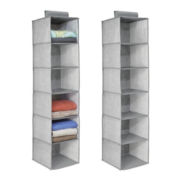 منظم خزانه من القماش 6 دور