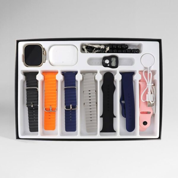 • عرض ( ساعة 7 الوان + سماعة + سبحة + عداد استغفار)