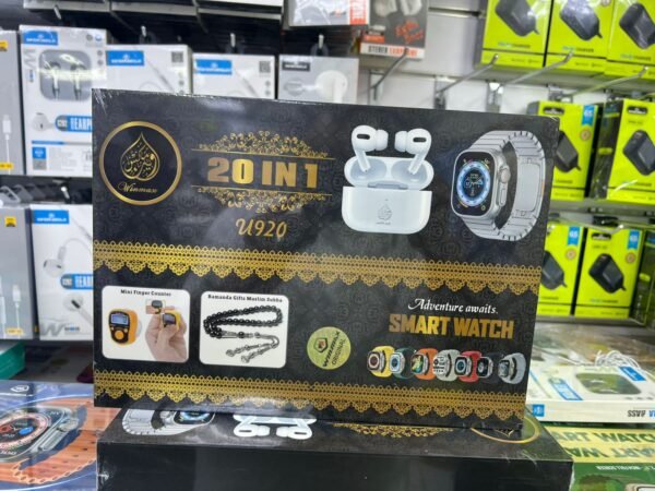 • عرض ( ساعة 7 الوان + سماعة + سبحة + عداد استغفار)