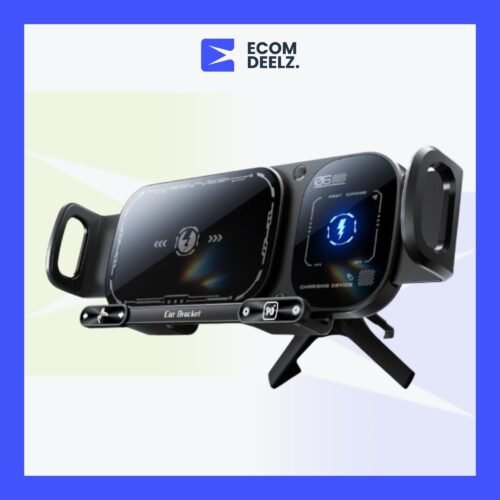 حامل هاتف مغناطيسي للسيارة مع شحن لاسلكي سريع