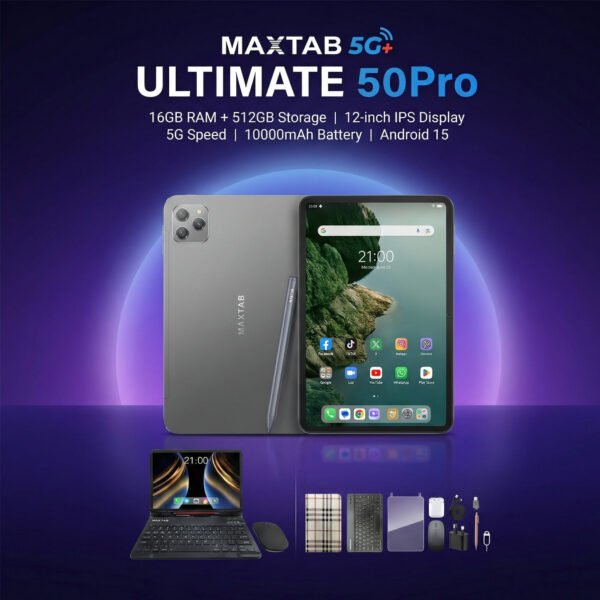 تابلت 12 بوصة ضمان 6 شهور  لاول مرة بالمملكة